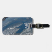 ミシガン湖、ヒューロン湖、ミシガン州。 ラゲッジタグ (正面横)