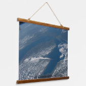 ミシガン湖、ヒューロン湖、ミシガン州。 吊り下げ型タペストリー (傾斜あり)