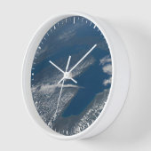 ミシガン湖、ヒューロン湖、ミシガン州。 壁時計 (傾斜)