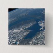 ミシガン湖、ヒューロン湖、ミシガン州。 缶バッジ (正面)