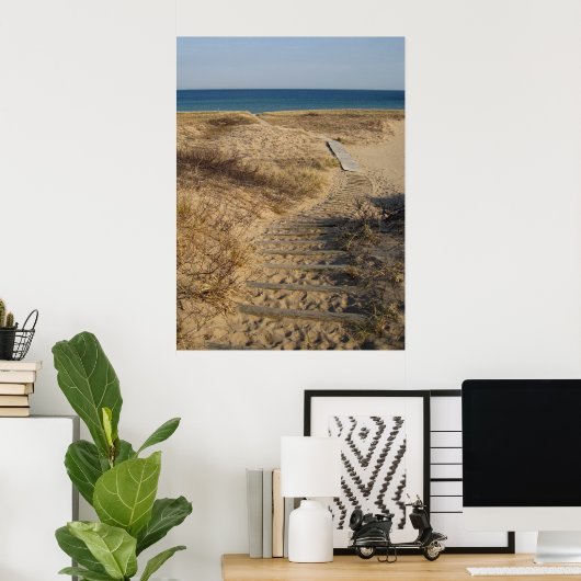 ミシガン湖 ポスター (ホームオフィス)