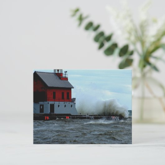 ミシガン湖 ポストカード (スタンド正面)