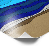 ミシガン湖 – 写真プリント12"x12" フォトプリント            (角)