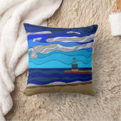 ミシガン湖 – 枕 (ブランケット)