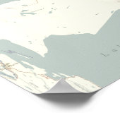 ミシガン湖(水平) ポスター (角)