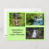 ミシガン滝 ポストカード (正面/裏面)