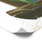 ミシガン灯台トラベルポスター！. ポスター (角)