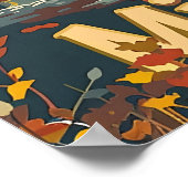 ミシガン白尾の鹿 ポスター (角)