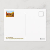 ミシガン秋 ポストカード (裏面)