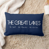 ミシガン素晴らし州レイクスのユーモア ランバークッション (ブランケット)