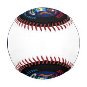 ミシガン素晴らし湖州旗 野球ボール (裏面)