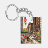 ミシガン通り、シカゴ、バイジョン・ファルター キーホルダー (正面左)