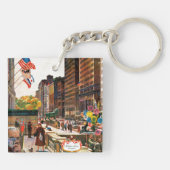 ミシガン通り、シカゴ、バイジョン・ファルター キーホルダー (裏面)