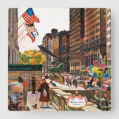 ミシガン通り、シカゴ、バイジョン・ファルター スクエア壁時計 (正面)