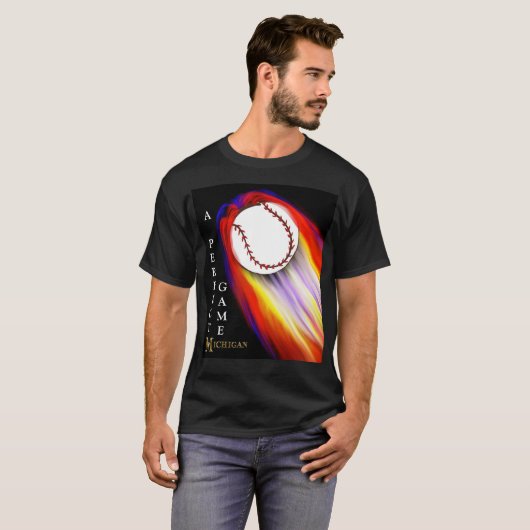 ミシガン野球 Tシャツ (正面フル)