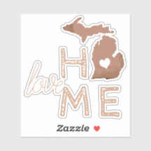 ミシガン銅のシルエットステート