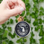 「ミシガン鋼」キーホルダー(青) キーホルダー (手)