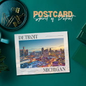 ミシガン鮮やか州デトロイトの精神を発見 ポストカード