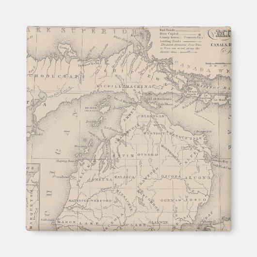 ミシガン9 マグネット (正面)