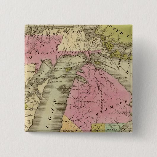 ミシガン9 缶バッジ (正面)