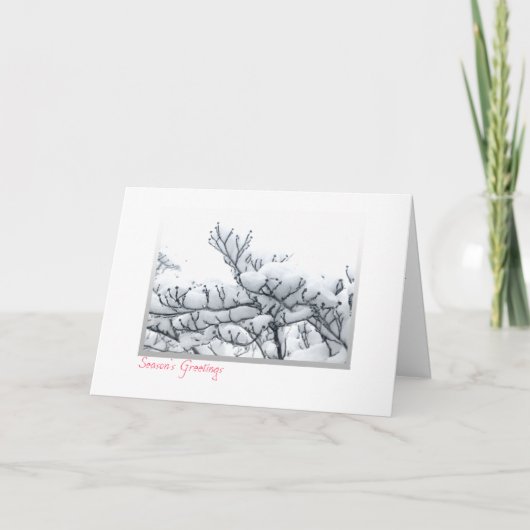 ミシガン ウィンター ホリデー カード (正面)