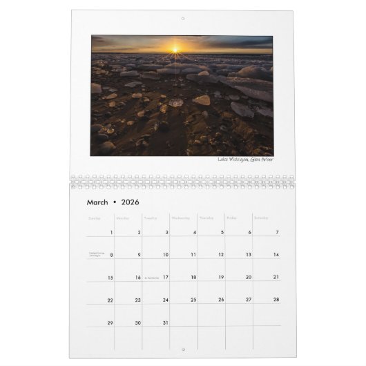 ミシガン カレンダー (3月 2026)