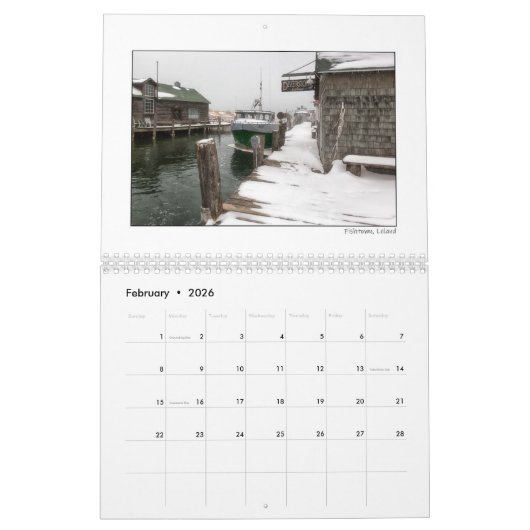 ミシガン カレンダー (2月 2026)