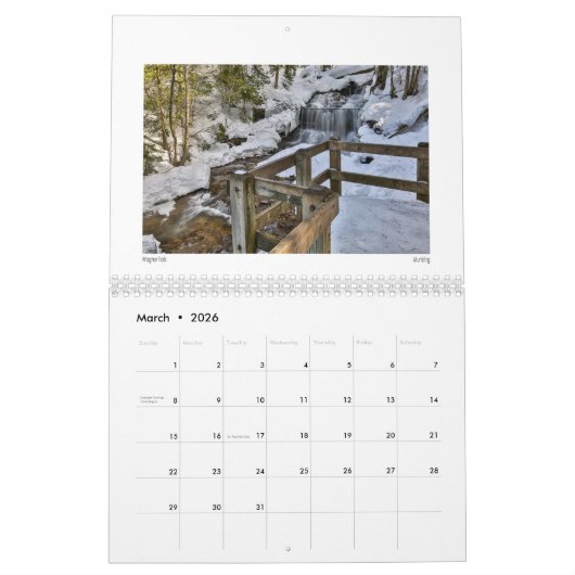 ミシガン カレンダー (3月 2026)