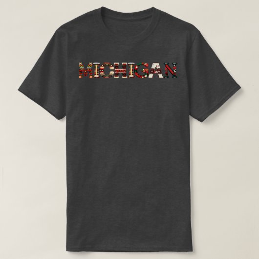 ミシガン・クリスマス Tシャツ (デザイン正面)