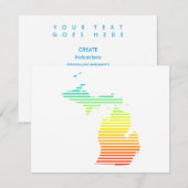 ミシガン・チル・フェード 招待状 (正面/裏面)