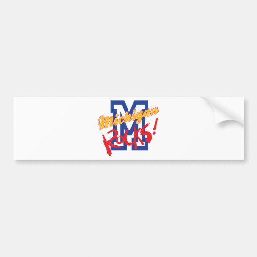 ミシガン バンパーステッカー (正面)