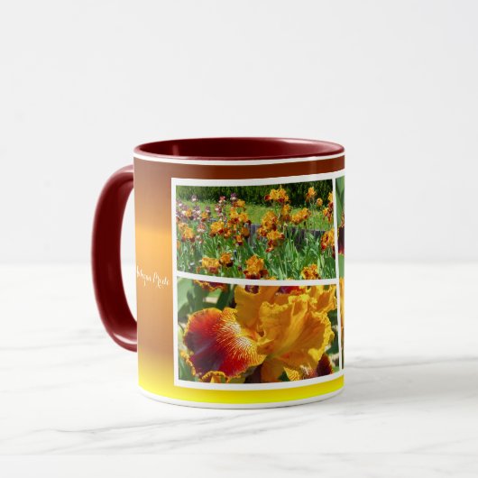 ミシガン・プライド [ジャーマンアイリス] マグカップ (正面左)