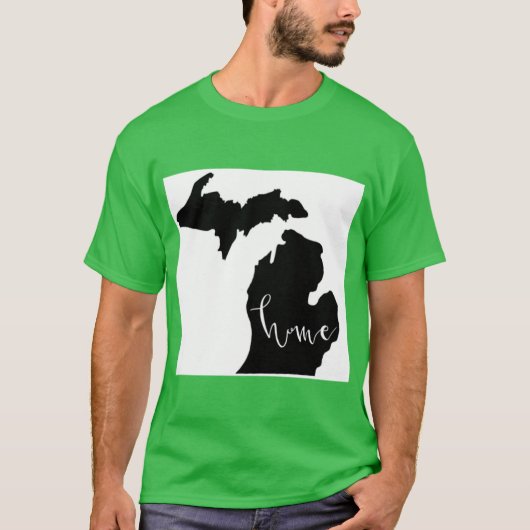 ミシガン ホーム Tシャツ (正面)