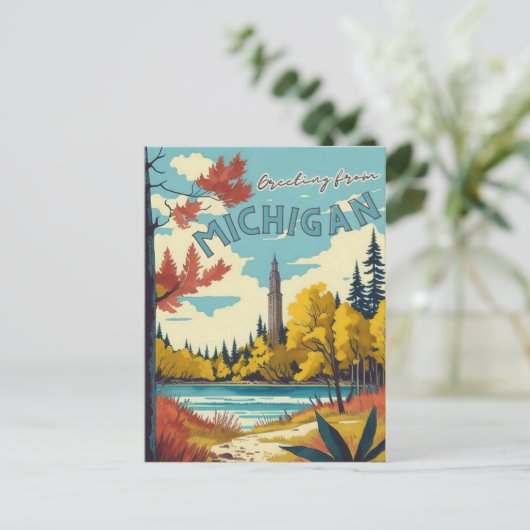 ミシガン ポストカード (スタンド正面)