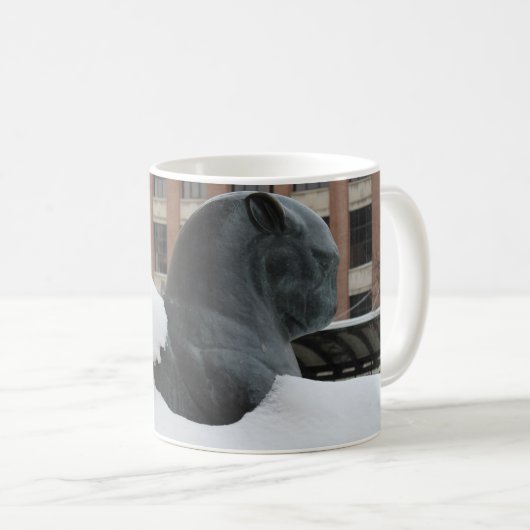 ミシガン・マグ州アナーバーの自然史博物館 コーヒーマグカップ (正面右)