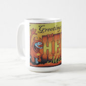 ミシガン・マグ1地獄からの挨拶 マグカップ (正面左)