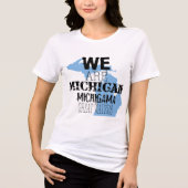 ミシガン ミシガマ 大いなる水 トライブレンドTシャツ (正面)