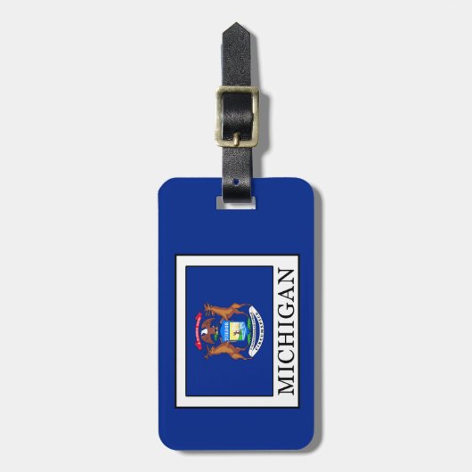 ミシガン ラゲッジタグ (正面縦)