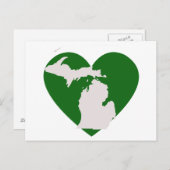 ミシガン・ラブ ポストカード (正面/裏面)