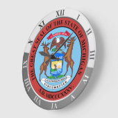 ミシガン ラージ壁時計 (傾斜)