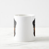 ミシガン・ロットワイラーサングラス コーヒーマグカップ (中央)
