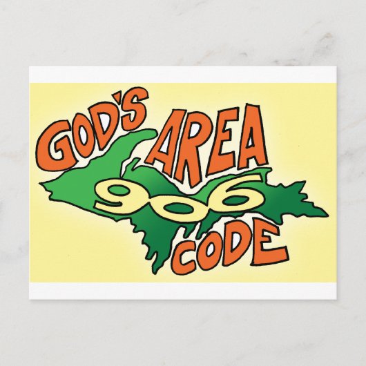 ミシガン/上部半島ギフト ポストカード (正面)