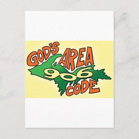 ミシガン/上部半島ギフト ポストカード (正面)