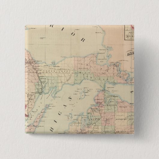 ミシガン 缶バッジ (正面)