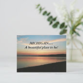 ミシガン......美しい場所になるべき！ポストカード ポストカード (スタンド正面)