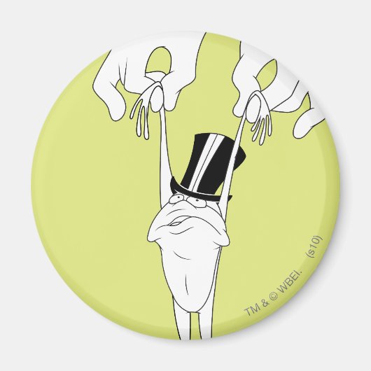 ミシガン·J·〜を抱い救済た蛙 マグネット (正面)