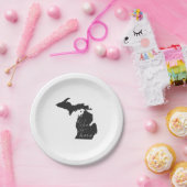 ミシガンI好きな紙パーティープレート ペーパープレート (パーティー)