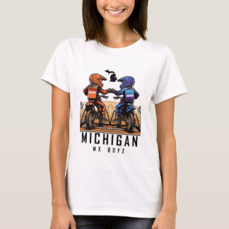 ミシガンmxボイズウォメンズTシャツ Tシャツ