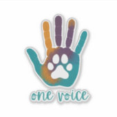 ミシガンPETアライアンカスタムスビニールシール シール (正面)