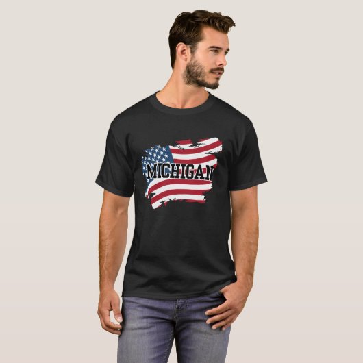 ミシガンUSA Tシャツ (正面フル)